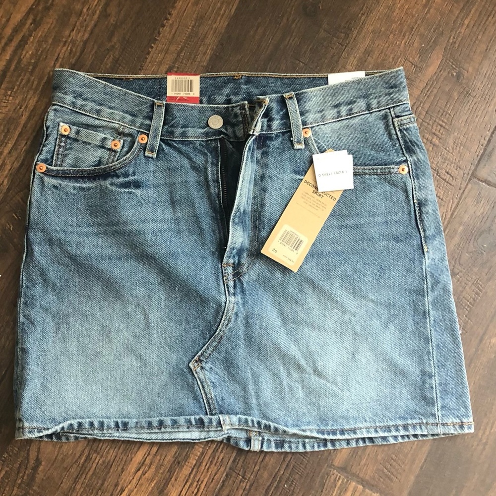 Levi’s Deconstructed Denim Skirt